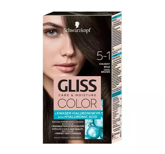 GLISS CARE & MOISTURE COLOR HAARFARBE MIT HYALURONSÄURE 5-1