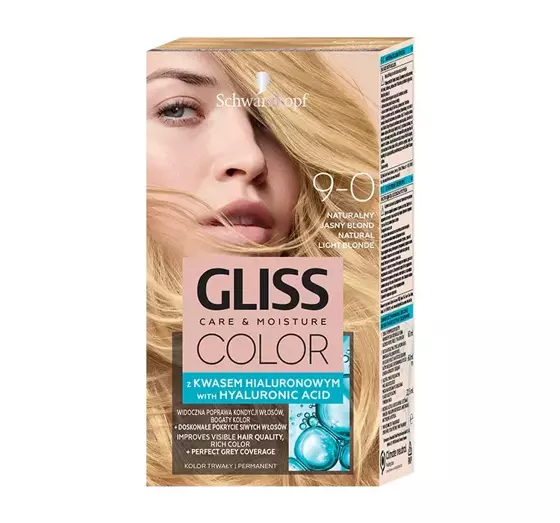 GLISS CARE & MOISTURE COLOR HAARFARBE MIT HYALURONSÄURE 9-0