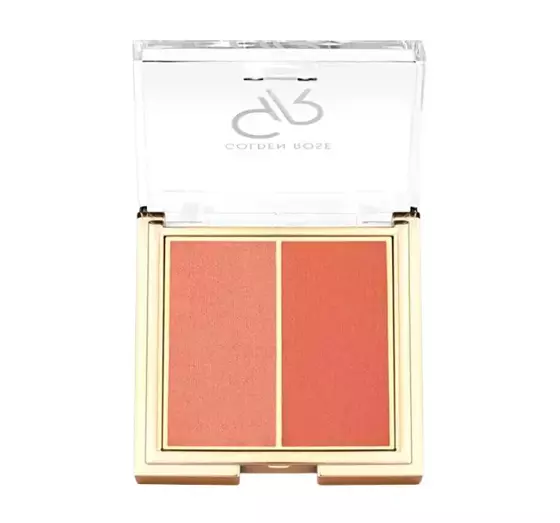 GOLDEN ROSE ICONIC DOPPELTES WANGENROUGE 02 PEACHY CORAL 2x3G