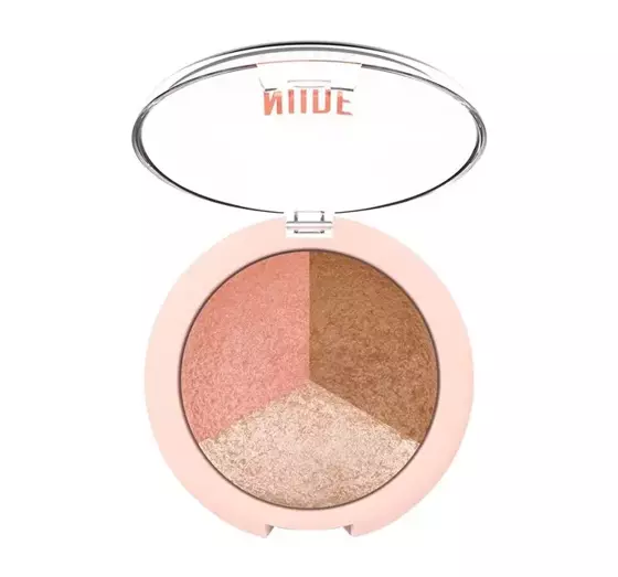 GOLDEN ROSE NUDE LOOK BAKED TRIO FACE POWDER 19,5G