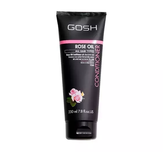 GOSH ROSE OIL VEGANER CONDITIONER FÜR FETTIGES HAAR 230ML