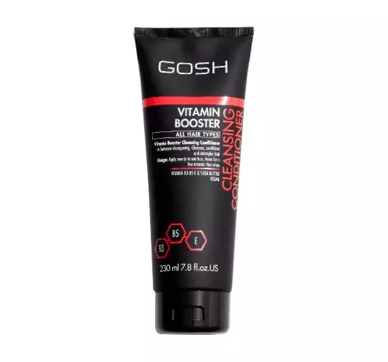 GOSH VITAMIN BOOSTER VEGANER REINIGENDER CONDITIONER FÜR GESCHÄDIGTES HAAR 230ML