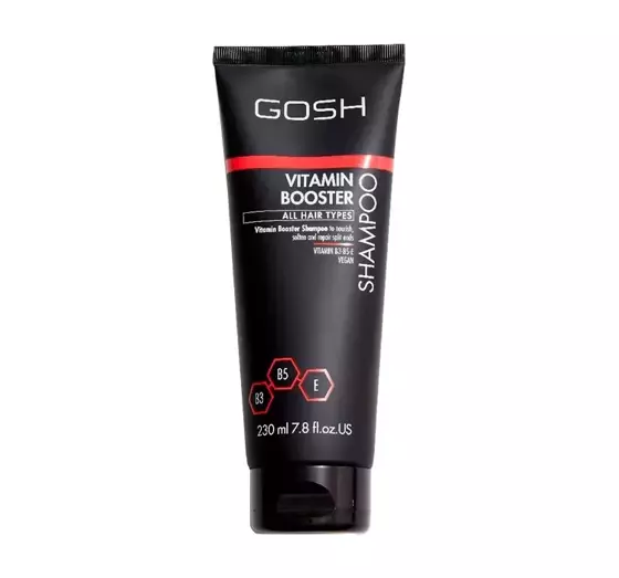 GOSH VITAMIN BOOSTER VEGANES SHAMPOO FÜR GESCHÄDIGTES HAAR 230ML