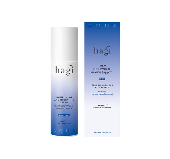 HAGI AQUA ZONE NÄHREND-FEUCHTIGKEITSSPENDENDE NACHTCREME 50ML 