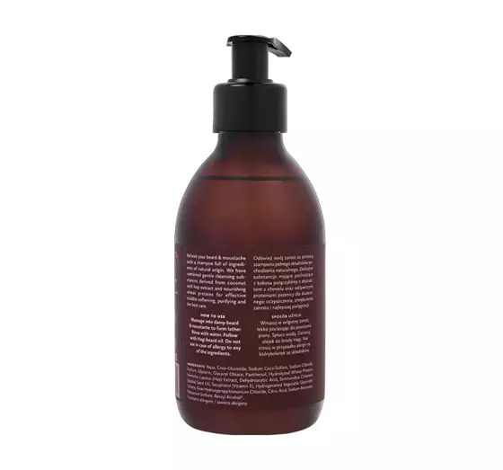 HAGI MEN WHISKY BARBER SHAMPOO FÜR BART UND SCHNURRBART 300ML