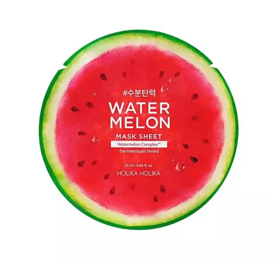 HOLIKA HOLIKA WATERMELON MASK SHEET STRAFFENDE MASKE WASSERMELONE 25 ML