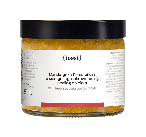 IOSSI KÖRPERZUCKERPEELING MANDARINE & ORANGE 250ML