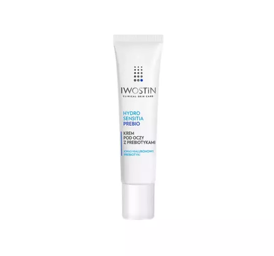 IWOSTIN HYDRO SENSITIA PREBIO FEUCHTIGKEITSSPENDENDE LEICHTE AUGENCREME MIT PRÄBIOTIKA 50ML