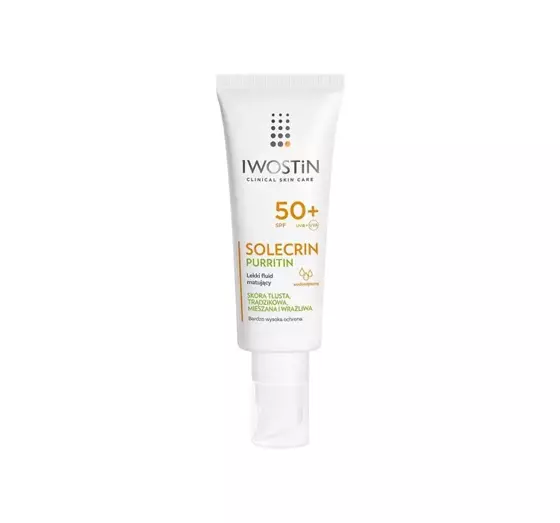 IWOSTIN SOLECRIN PURRITIN LWICHTES MATTIERUNGSFLUID SPF50+ 40ML