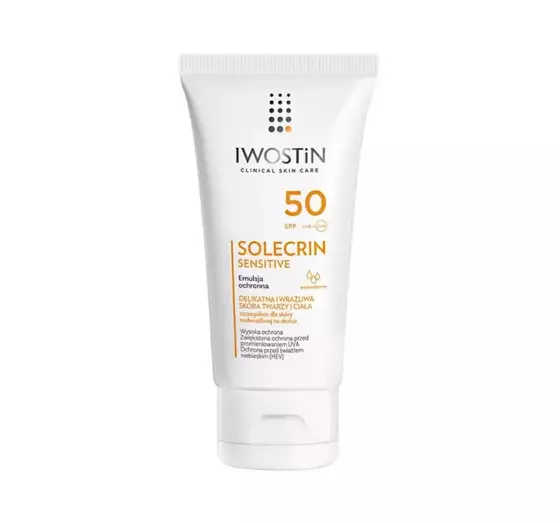 IWOSTIN SOLECRIN SENSITIVE SCHÜTZENDE EMULSION SPF50 100ML