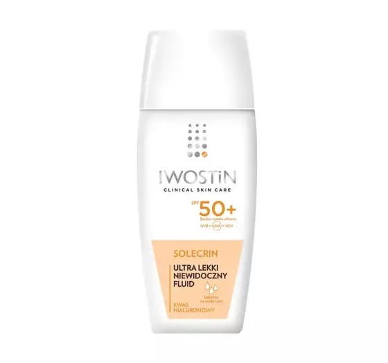 IWOSTIN SOLECRIN ULTRALEICHTES UNSICHTBARES FLUID SPF50+ 40ML