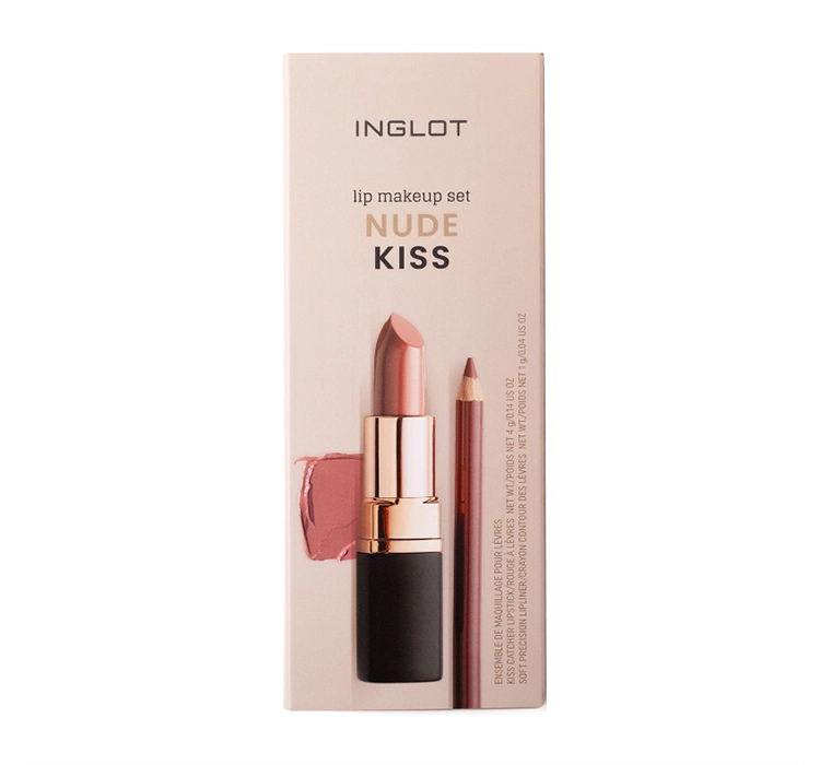 Inglot Makeup-Set für die Lippen Nude Kiss