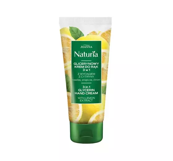 JOANNA NATURIA 3IN1 GLYZERIN HANDCREME MIT ZITRONENEXTRAKT 100G