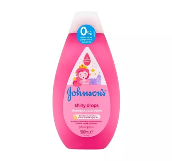 JOHNSON'S SHINY DROPS SHAMPOO 500ML