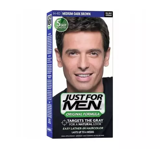 JUST FOR MEN TÖNUNGSSHAMPOO H-40 MEDIUM-DARK BROWN