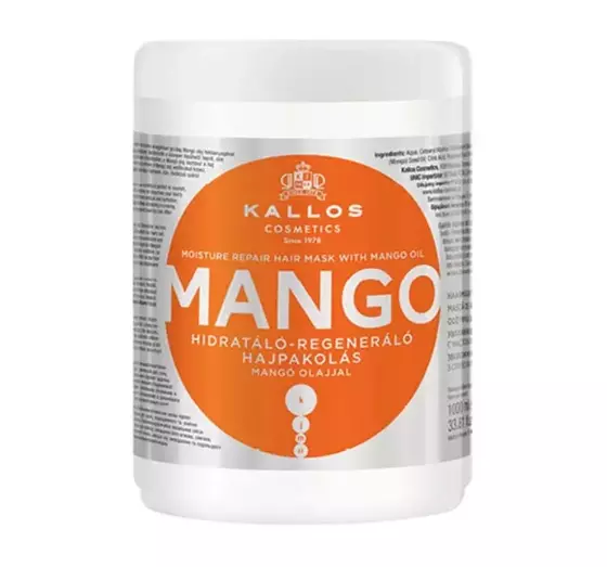 KALLOS KJMN HAARMASKE MANGO 1000 ML