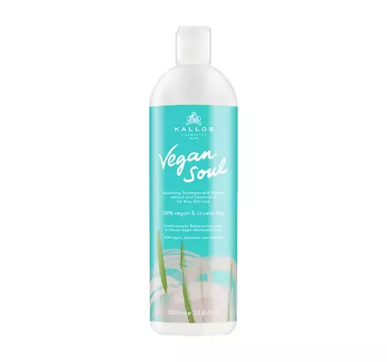 KALLOS VEGAN SOUL VEGANES VOLUMEN-SHAMPOO FÜR DÜNNES HAAR 1000ML