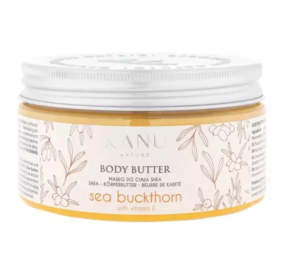 KANU NATURE NÄHRENDE KÖRPERBUTTER SHEA SANDDORN 190G