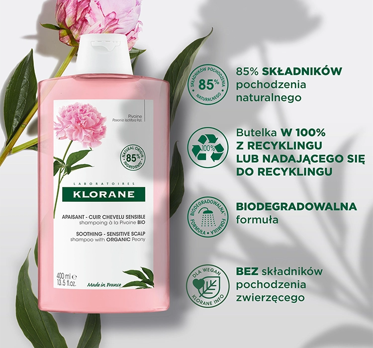 KLORANE LINDERUNG SHAMPOO FÜR EMPFINDLICHE KOPFHAUT 400ML