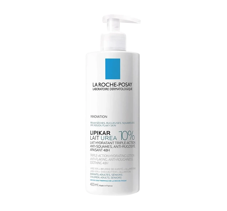 LA ROCHE POSAY LIPIKAR LAIT UREA 10% FEUCHTIGKEITSSPENDENDE KÖRPERMILCH 400ML