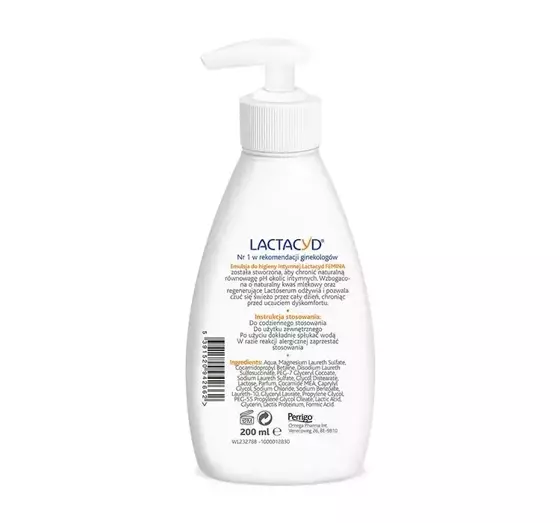 LACTACYD FEMINA EMULSION FÜR DIE TÄGLICHE INTIMHYGIENE MIT PUMPE 200ML