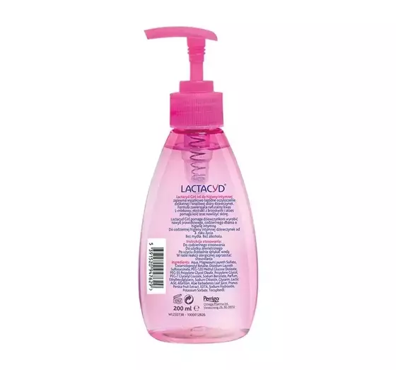 LACTACYD GIRL INTIMPFLEGEGEL FÜR ZARTE UND EMPFINDLICHE HAUT MIT PUMPE 200ML