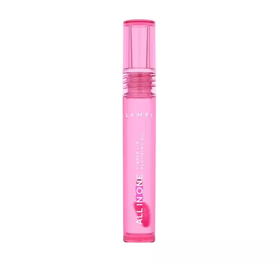 LAMEL ALL IN ONE LIP OIL FEUCHTIGKEITSSPENDENDES LIPPENÖL 402 PINK SPARKLE 3ML