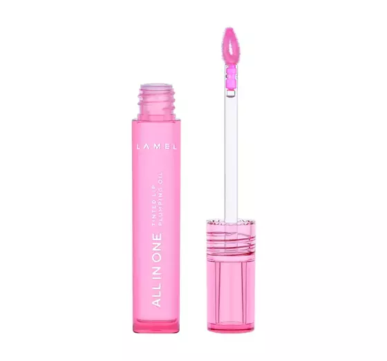 LAMEL ALL IN ONE LIP OIL FEUCHTIGKEITSSPENDENDES LIPPENÖL 402 PINK SPARKLE 3ML