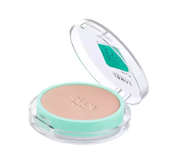 LAMEL CLEAR FACE COMPACT POWDER ANTIBAKTERIELLES GEPRESSTES PUDER 401 LIGHT NATURAL 6G