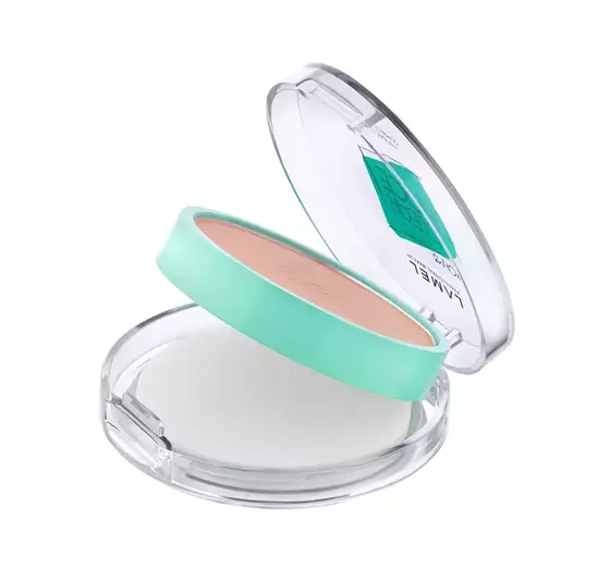 LAMEL CLEAR FACE COMPACT POWDER ANTIBAKTERIELLES GEPRESSTES PUDER 402 VANILLA 6G