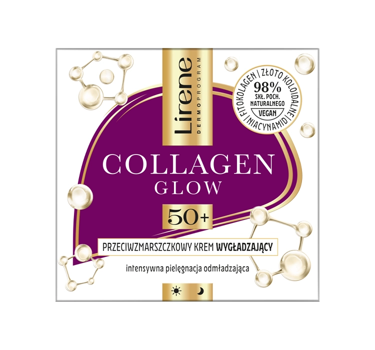 LIRENE COLLAGEN GLOW ANTI FALTEN CREME 50+ 50ML