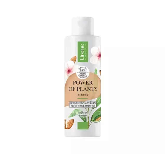 LIRENE POWER OF PLANTS ALMOND CREMIGE MAKE UP ENTFERNUNGSMILCH 200ML