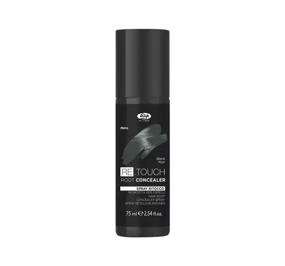 LISAP MILANO RETOUCH ROOT CONCEALER ANSATZSPRAY BLACK 75ML