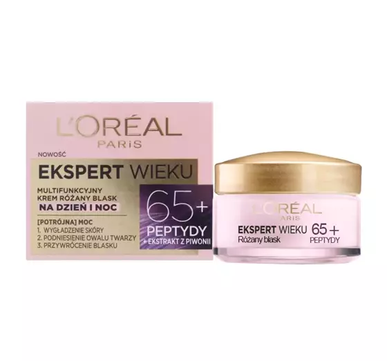 LOREAL AGE EXPERT MULTIFUNKTIONAE GESICHTSCREME ROSENGLANZ 65+ 50ML