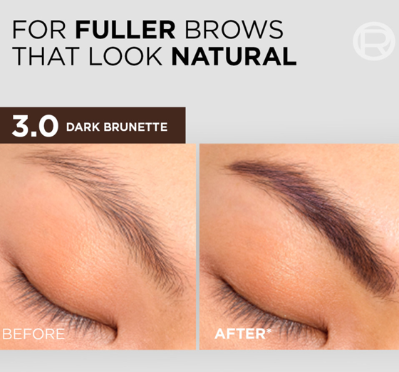 LOREAL BROW COLOR SET FÜR AUGENBRAUEN 3.0 DARK BRUNETTE