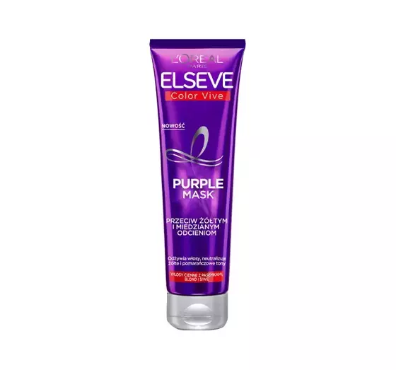 LOREAL ELSEVE COLOR VIVE HAARMASKE GEGEN GELB- UND KUPFERTÖNE 150ML