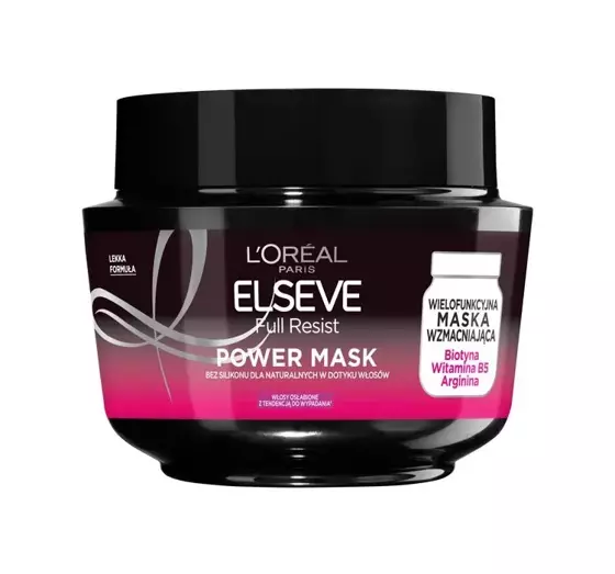 LOREAL ELSEVE FULL RESIST POWER MASK MULTIFUNKTIONALE STÄRKENDE HAARMASKE 300ML