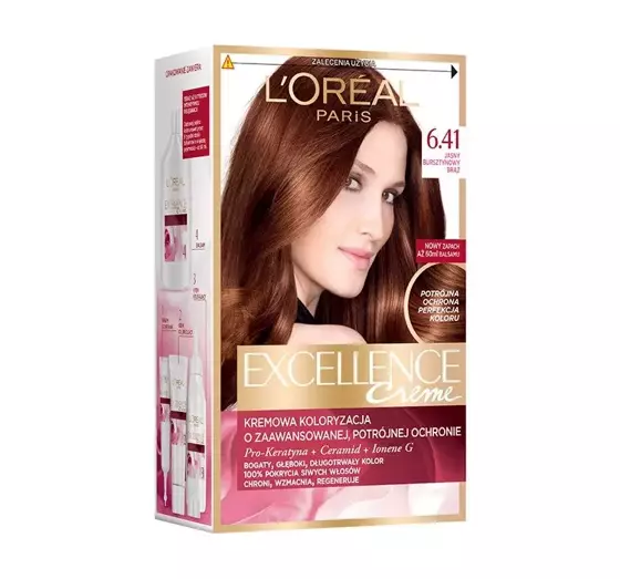 LOREAL EXCELLENCE CREME HAARFARBE 6.41 HAZELNUT