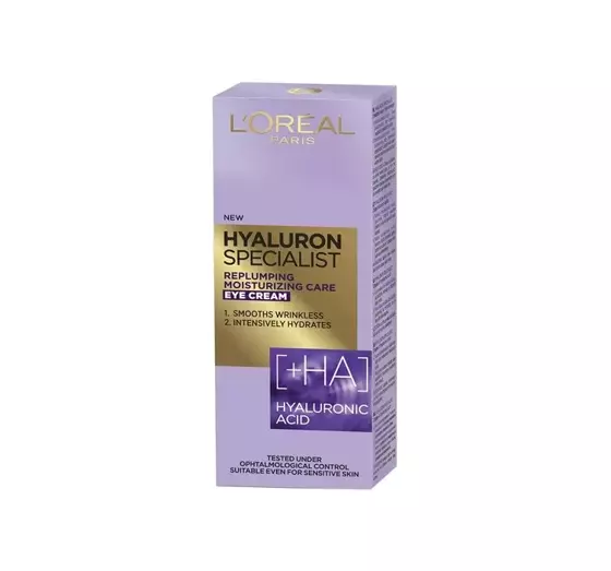 LOREAL HYALURON SPECIALIST ANTI-FALTEN-AUGENCREME 15ML 