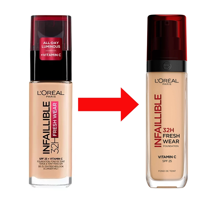 LOREAL INFAILLIBLE 32H FRESH WEAR FOUNDATION 110 ROSE VANILLA 30ML