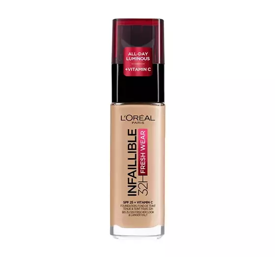 LOREAL INFAILLIBLE 32H FRESH WEAR FOUNDATION 145 ROSE BEIGE 30ML