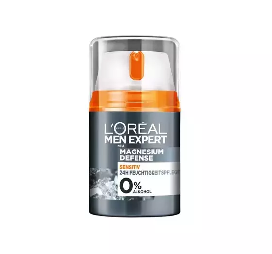 LOREAL MEN EXPERT MAGNESIUM DEFENSE HYPOALLERGENE FEUCHTIGKEITSSPENDENDE GESICHTSCREME 50ML