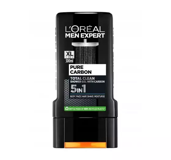 LOREAL MEN EXPERT PURE CARBON REINIGENDES 5IN1 DUSCHGEL 300ML