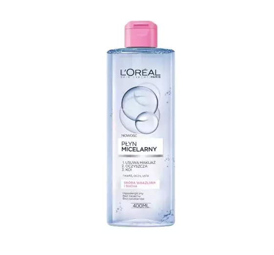 LOREAL PARIS SKIN EXPERT MIZELLENWASSER EMPFINDLICHE HAUT 400 ML