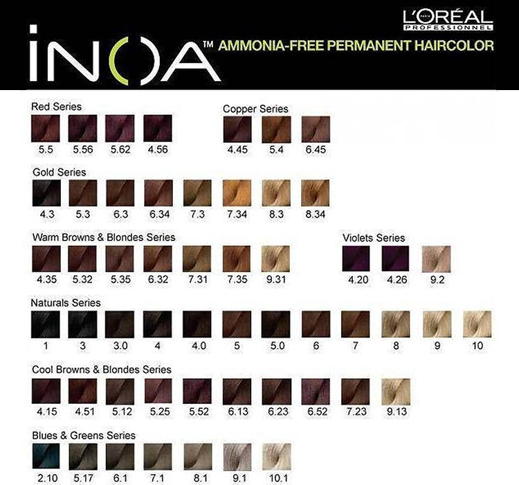 LOREAL PROFESSIONNEL iNOA HAARFARBE OHNE AMMONIAK 9,0 60G