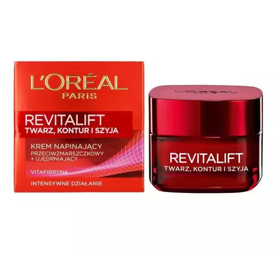 LOREAL REVITALIFT CREME GESICHT KONTUR HALS ANTI FALTEN 50 ML