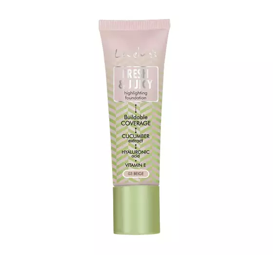 LOVELY FRESH AND JUICY AUFHELLENDE FOUNDATION  03 BEIGE 25G