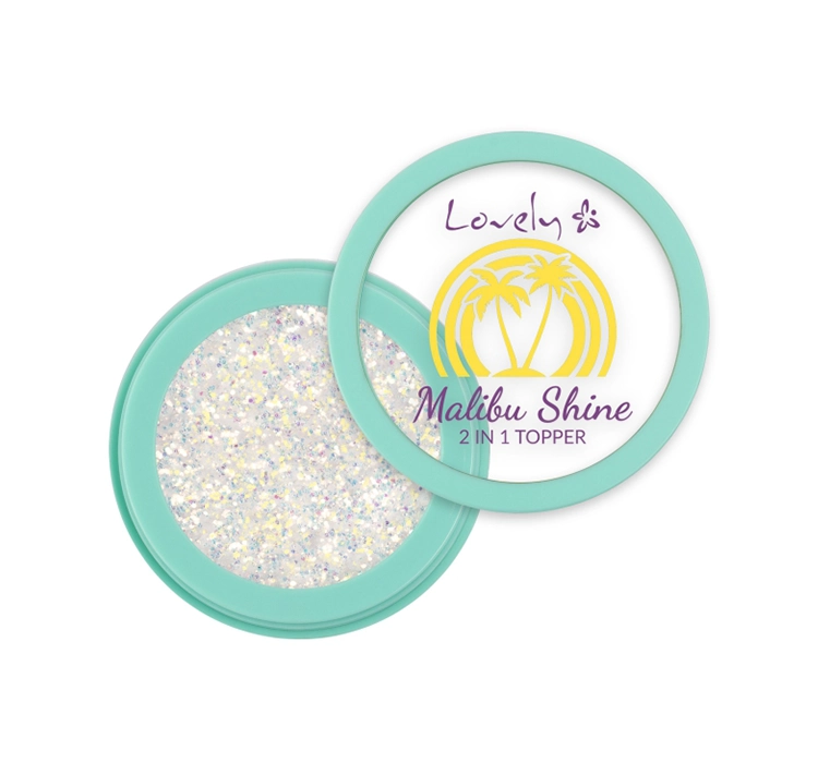 LOVELY MALIBU SHINE GLITTER-TOPPER 2IN1 FÜR GESICHT UND KÖRPER 1