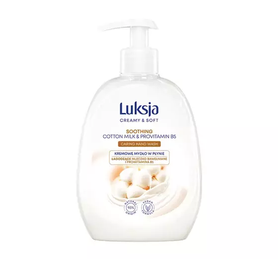 LUKSJA CREAMY & SOFT FLÜSSIGSEIFE COTTON MILK UND PROVITAMIN B5 500ML