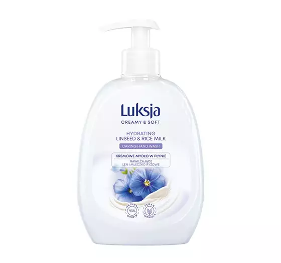 LUKSJA CREAMY & SOFT FLÜSSIGSEIFE LEIN REISMILCH 500ML